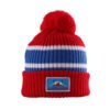 Embroidery Patch Pom Beanie