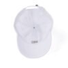White 6 Panel White Unstructured Dad Hat Baseball Cap Wholesale - Image 3