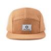 5 Panel Camp Hat With Woven Logo - Image 2