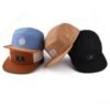 5 Panel Camp Hat With Woven Logo - Image 3