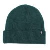Merino Wool Ribbed Woven Label Beanie Hat - immagine 2