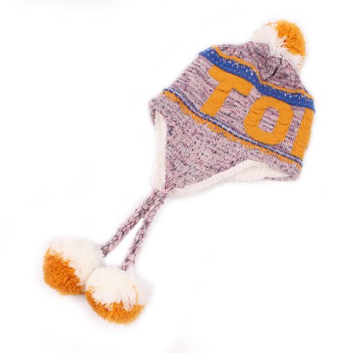 Winter Knit Earflap Peruvian Hat