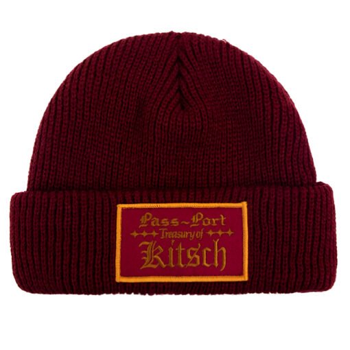 Custom Embroidery Patch Ribbed Fisherman Beanie