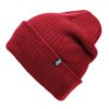 Merino Wool Ribbed Woven Label Beanie Hat - immagine 3