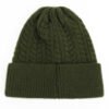 Custom Knit Acrylic Cable Beanie Hat - Image 2