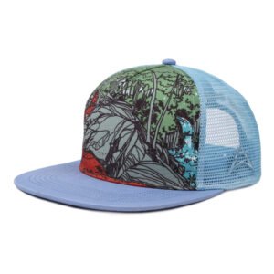 Flat Brim Printing Trucker Cap