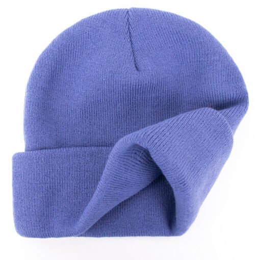 Woven Label Patch Beanie Hat