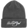 Embroidered Logo Ribbed Beanie Hat - immagine 5