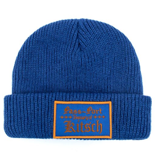 Custom Embroidery Patch Ribbed Fisherman Beanie