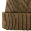 woven label custom short ribbed fisherman beanie - Afbeelding 5
