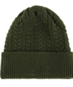 Acrylic Beanie Knitted Solid Color Boys Winter Knitted Hats