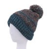 Women's Cable Knit Pompom Beanie Hat - Afbeelding 4