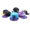 Vintage embroidered snapback flat bill hat