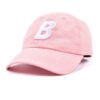 3D Embroidery Logo Pink Cotton Unstructured Dad Hat Wholesale