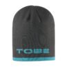 Wool Jacquard Gray Beanie Hat