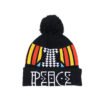 Acrylic Jacquard Knitted Pom Beanie