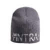 Knit Ski Cap Warm Grey Solid Color Beanie Hat - Imagen 2