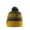 Winter Woven Label Jacquard Pom Pom Beanies Hat - Afbeelding 3