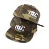 3D embroidery flat brim camo snapback cap - Image 2