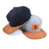 Premium Wool Blend Hat With Patch Flat Bill Snapback Cap Wholesale – Image 2