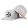 custom 3d embroidered gorras flat bill hat 7 panel snapback Cap - Image 2