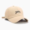 Custom 6 Panel Embroidery Courved Brim Baseball Caps - Image 2