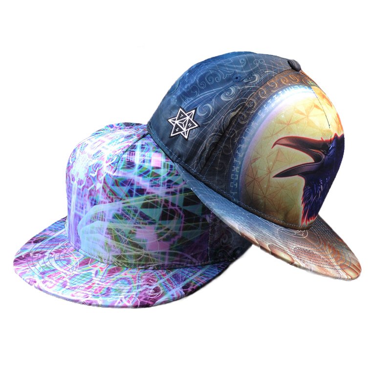 Full printed snapback cap – Image 2