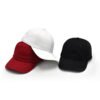High Quality Adjustable Size Custom 6 Panel Plain Baseball Caps