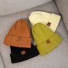 Winter Warm Soft Knit Hat Family Crochet Beanie Ski Couples Beanie - immagine 2