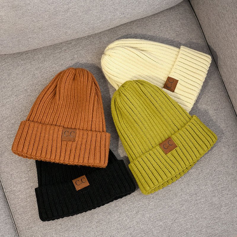 Winter Warm Soft Knit Hat Family Crochet Beanie Ski Couples Beanie - immagine 2