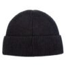 Black Unisex Hats Knitted Beanie Hats - Afbeelding 2