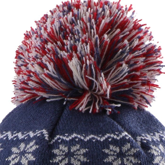 Custom Embroidery Logo Hip Hop Jacquard Beanies Hat - Imagem 3