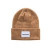 Snowboard Unisex Label Plain Cuff Skull Ribbed Knit Beanie Cap – Image 4