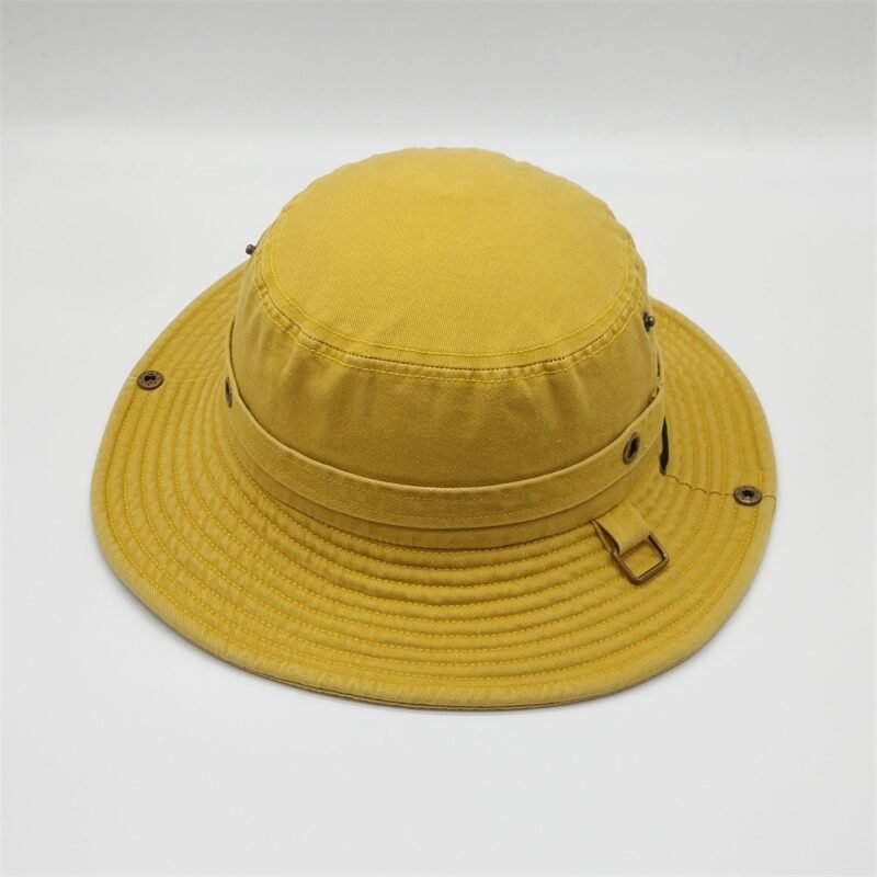 Customised Vintage Luxury Foldable Plain Bucket Hat Wholesale - Imagem 2