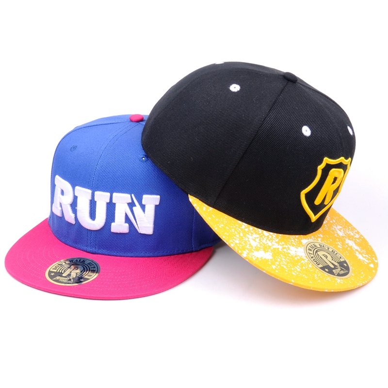 Embroidery snap back two tone hat - Image 3