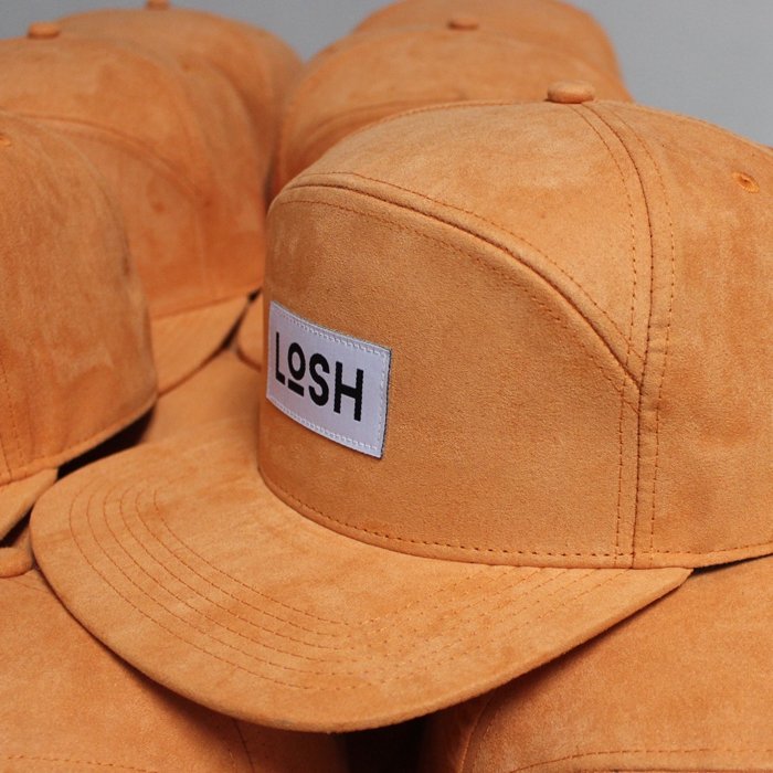 woven label custom suede snapback hat - Image 3
