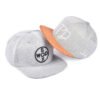 custom 3d embroidered gorras flat bill hat 7 panel snapback Cap - Image 3