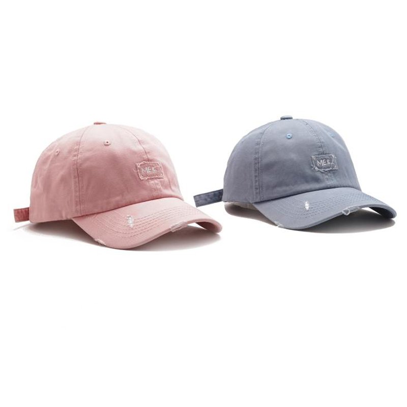 6 Panel Embroidery Logo Distressed Baseball Cap - immagine 3