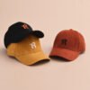 6 Panel Embroidery Logo Corduroy Baseball Cap - Imagen 3