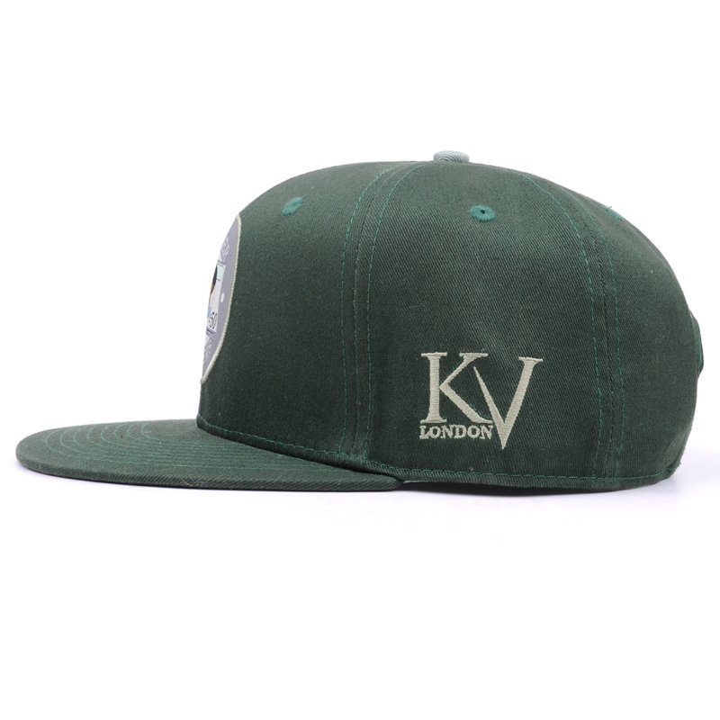 6 panel woven patch snapback cap - Image 3