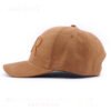 High Quality Custom 6 Panel 3D Embroidery Logo Suede Baseball Caps - Imagem 4