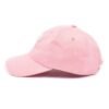 3D Embroidery Logo Pink Cotton Unstructured Dad Hat Wholesale - Image 4