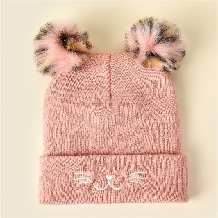 Winter Soft Knit Caps Embroidery Beanie - Imagen 2