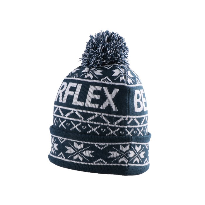 Fashionable Custom Jacquard Pom Pom Beanies Hat - Image 4