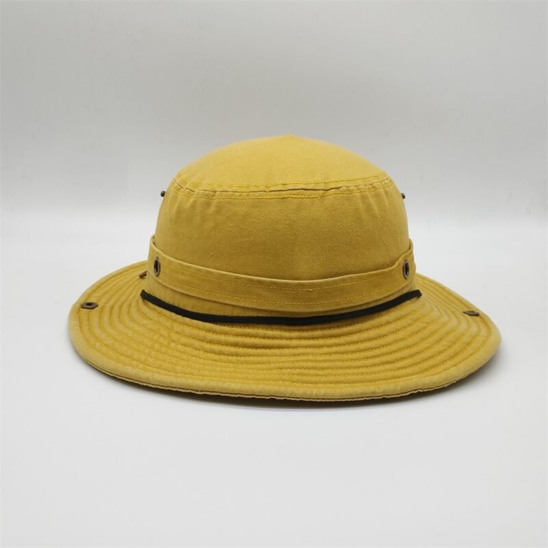 Customised Vintage Luxury Foldable Plain Bucket Hat Wholesale - Imagem 3