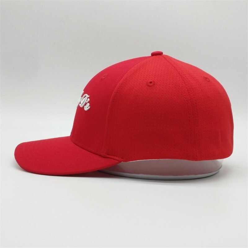 6 Panel Plain Closed Back Fitness Baseball Cap - Imagem 3