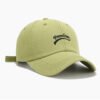 Custom 6 Panel Embroidery Courved Brim Baseball Caps - Image 4