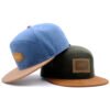 Custom Denim Cork Patch Dad Cap Wholesale - Image 4