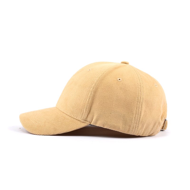 Custom Adjustable 6 Panel Corduroy Baseball Caps - Bild 4