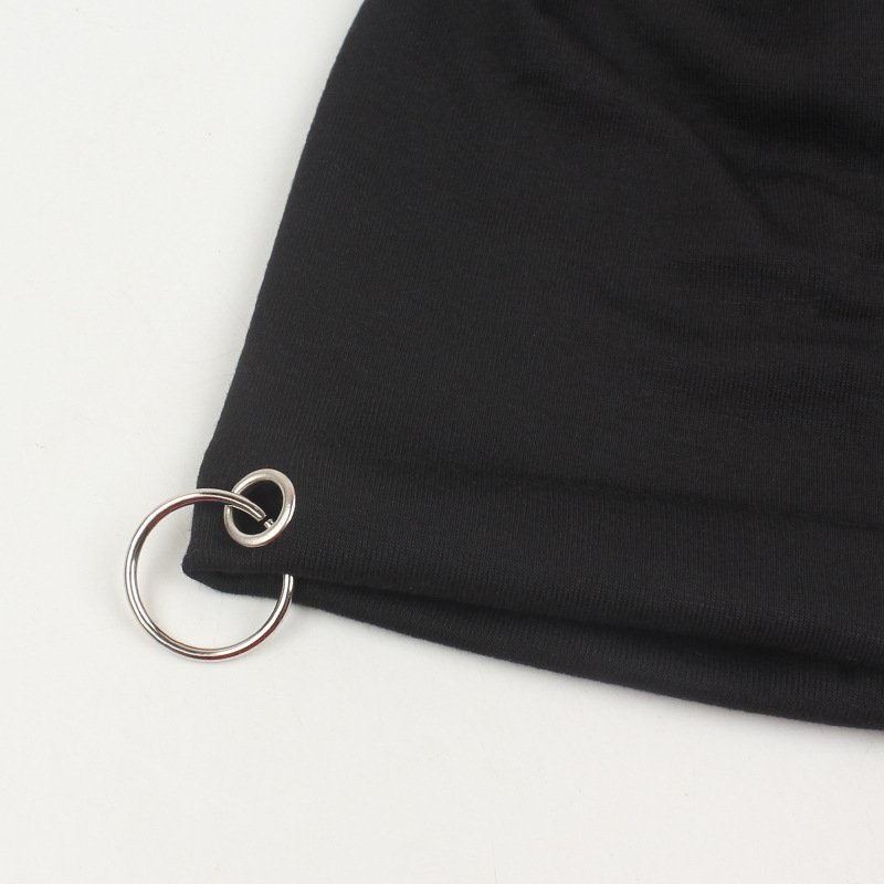 Comfortable Black Solid Plain Slouchy Knit Beanie - immagine 4